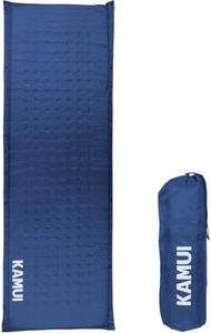 KAMUI Self Inflating Sleeping Pad - 2 Inch Thick Camping Pad Connectable with Multiple Mats for Tent and Family Camping (Blue)
