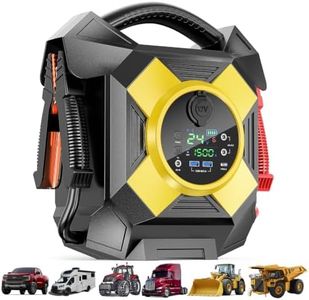 ODUKAKO DM2464 24V Jump Starter Heavy Duty,15000A Peak Lithium Battery Booster Pack for Semi Trucks,-40°F Cold Starts All 99L Gasoline & 50L Diesel Engines (Class 8)