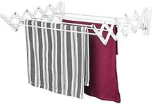 Polder Wall-Mount 30-Inch Accordion Clothes Dryer White