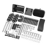 Accelerator Brake Pedal Set, Gas and Brake Pedal Extenders Universal Anti Slip Accelerator Brake Pedal Extensions for Most Cars