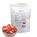 Freeze Dried Strawberries Sliced 90g - No additives, Pure natural, No GMOs; Best Freeze dried Strawberry Canada | Dried Strawberry Snacks No Sugar Added | Freeze-dried Strawberry for Baking