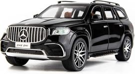 Z-ZERONTE Mercedes Benz GLS63 1:24 Diecast Scale Model Metal Pull Back Toy car for Kids with Openable Doors & Light, Music Toy Vehicle for Kids - Colors as Per Stock