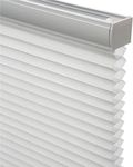 Blinhdome Custom Size Cordless Cellular Shades, 2 Lift Option, Light Filtering Blinds for Windows, Easy to Install Blinds for Home, Bedroom, Child Room, Office, 1 Single Cell (Light Filtering, White)