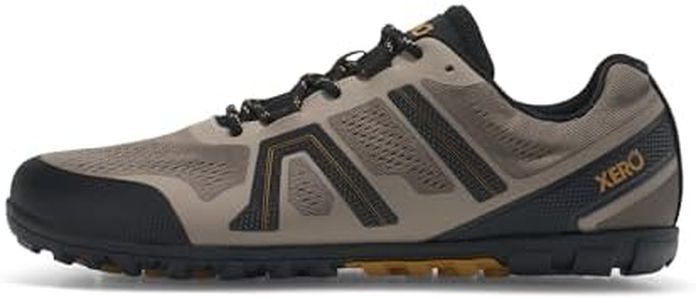 Xero Shoes Mesa Trail II Chaussures de trail pieds nus pour homme, Fallen Rock/Noir, 45 EU