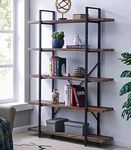 IHOMDEC 5-Tier Bookcase, Vintage In