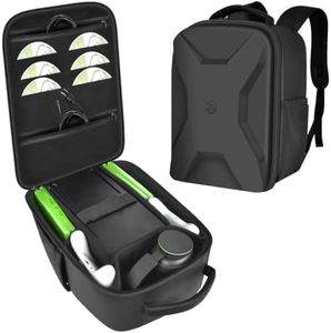 Carrying Case Compatible with Xbox Series X/S Gaming Console, Travel Game Consoles Storage Bag with Multiple Pockets & Compartments for Controller, Cables, Headphone Accessories-Case Only