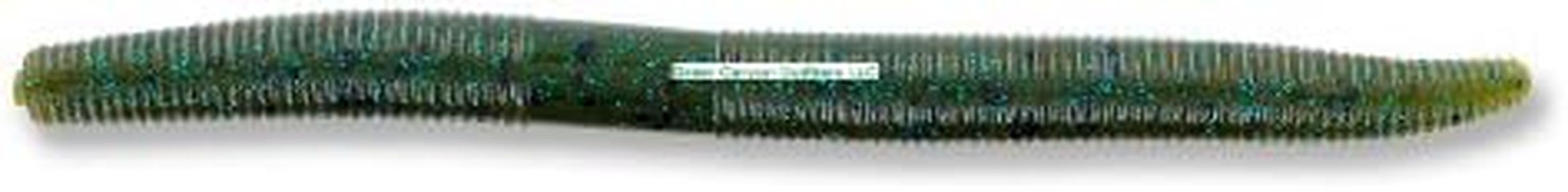 Yamamoto 5" Senko Soft Plastic Worm Bass Fishing Stick Bait Lures, 10 Pack, Green Pumpkin Blue