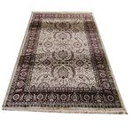 Naim Carpets Kashmiri Traditional Silk Carpet Persian Design 120x180cm 4 Feet by 6 Feet Color- Multicolour