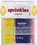 Wilton Nonpareils 6 Mix Sprinkle Assortment Baking Supplies, 3/(85 g), Orange, Kosher