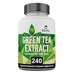 EBYSU Green Tea Extract with EGCG – Antioxidant Supplement – 500mg Capsules - 240 Day Supply