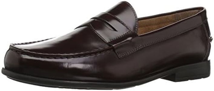 Nunn Bush Men's Drexel Penny Loafer with Kore Comfort Technology, Burgundy, 11 Wide