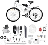 OCASAMI 100cc 2 Stroke Bike Engine Kit Bicycle Motor Kit 44 Tooth Sprocket Gasoline Motorized Bike Motor Kit for 26" 28" Bicycle