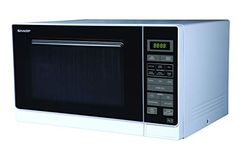 Sharp R372WM Solo Touch Control Microwave, 25 Litre capacity, 900W, White