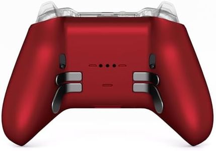 eXtremeRate Replacement Bottom Shell Case for Xbox Elite Series 2 Controller, Custom Scarlet Red Back Housing Cover for Xbox Elite Series 2 Core Wireless Controller Model 1797
