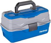 Flambeau Outdoor 6382 Classic 2-Tray Tackle Box, Blue/Gray