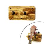 Hype String Guitar Wall Hanger || Solid Wood Guitar Stand with Pick Holder || for Acoustic,Electric Guitars and Ukulele ||