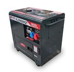 Excel Power Electric Start 6.5KW Diesel Generator - Portable Generator with 230V/400V Single & Three Phase Power | Quiet Generators for Home Use & Outdoor Tools, 26L Tank | 1 Year Warranty