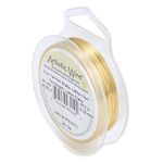 Beadalon Artistic, 28 Gauge, Non-Tarnish, 40 yd (36.6 m) Craft Wire, NT Brass