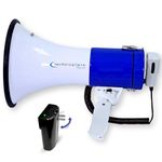 Technical Pro 75 Watts Portable 3000ft Range Megaphone Bullhorn Speaker Siren w/Rechargeable Battery w/a Built-in AC Wall Charger, Good for Trainers, Soccer, Coaches, Cheer Leaders - Battery Included