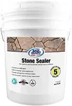 Rain Guard Water Sealers SP-6005 Stone Sealer 5 Gallon - Clear Natural Finish - Deep Penetrating Water Repellent Protection for All Stone Surfaces- Water-Based Silane/Siloxane