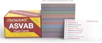 ASVAB Study Cards 2025-2026: ASVAB Prep and Practice Test Questions [Full Color Cards]