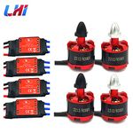 LHI 4X 2212 920KV Brushless Motor (CW/CCW) + 4X SIMONK 30A ESC for DJI Phantom