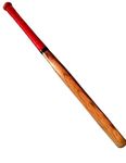 Baseball Bat Wooden, Solid and Heavy Duty, Best for Self Defence, 32 Inch (700g)