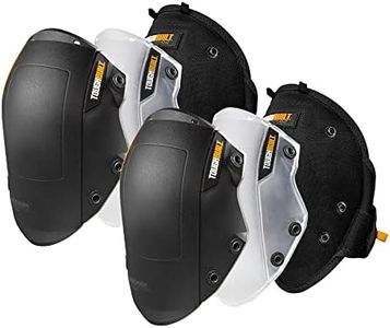 ToughBuilt - Gelfit ™ Knee Pad Set (6 Piece) - Comfortable Gel Cushion with Strong Adjustable Straps, Heavy Duty - (TB-KP-G203-6)