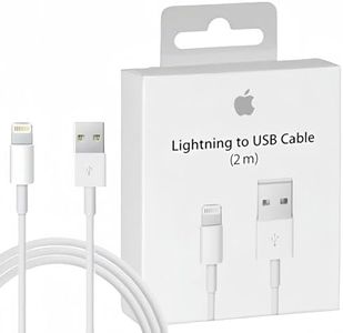 Apple iPhone Charger Cable MFi Certified Apple USB to Lightning Cable Compatible with iPhone 14 13 12 11 Pro Max XR XS X 8 7 6 Plus and More (Original Certified White USB-2M/6.6FT