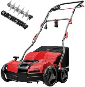 Einhell Elektro Vertikutierer Lüfter GE-SA 1640 (1600 W, 40 cm Arbeitsbreite, bis 12 mm Arbeitstiefe, höhenverst. Holm, 48 L Fangsack, inkl. Lüfterwalze)