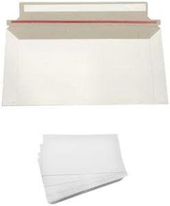 Cardboard Mailer Business Document Envelopes DLX 240x130mm 300GSM (Pack of 200)