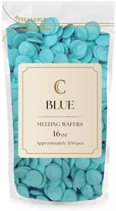 KIDU Blue Chocolate Melting Wafers 16 Ounces Bulk Perfect For Dipping, Deserts, Baking And More - 1 Pound
