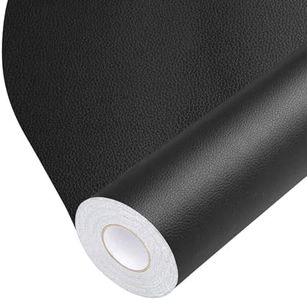 BSZHTECH Self Adhesive Leather Repair Patch Tape for Couch Sofa Black