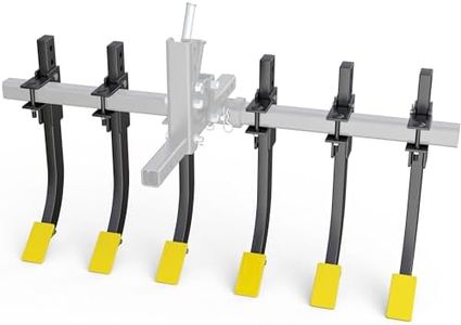 YITAMOTOR ATV/UTV Plow Implement Cultivator with 6 Scarifier Shank Fits for YITAMOTOR ATV/UTV Manual Implement Lift