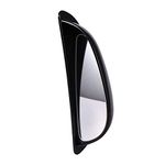 Semaphore Plastic Left/Right Side Car Auto B Pillar Black Row Rear View Mirror , Compatible with Hindustan Motors Contessa - 2 Pieces