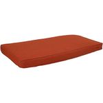 Sunnydaze Cushion for Outdoor Bench or Porch Swing - 41-Inch x 18-Inch Weather Resistant Outside Replacement Cushion for Patio Furniture - Pad for Garden and Deck Seating - Rust