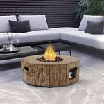 Rustic Gas Fire Pit