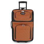 Traveler's Choice Amsterdam 4-Piece Luggage Set, Orange