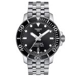 Tissot Mens Seastar 660/1000 Stainless Steel Casual Watch Grey T1204071105100