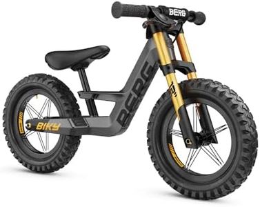 BERG Biky Cross Balance Bike with Handbrake Grey