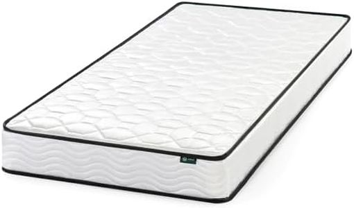 Zinus Single Mattress 15cm Thickness Firm Foam Topper Innerspring Spring System | 5 Yrs Warranty | Mattress in a Box | Perfect for Bunk Bed