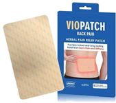 Viopatch Herbal Back Pain Relief Patch XL - Pack of 5 Extra Large Patches| Instant Relief from Back Pain, Muscular Pain & Joint Pain| Natural | No Side Effects