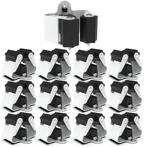 3-H Broom Hanger,Mop Holder Wall Mount 12 Pack, Broom Holder Wall Mount for Hanging and Organizing Shovel,Rake,Brush,Yard Tools in Kitchen,Laundry Room,Bathroom,House(black)