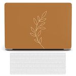 Hard Case Compatible with MacBook Air 11 inch Model A1465 & A1370,Plastic Laptop Hard Case Protective Cover with Keyboard Cover Skin for MacBook Air 11.6 inch - Wheat