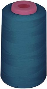 LA Linen Cone Serger Thread, Dark TealAX676, 6000 yd,10.16 x 6 x 6 cm