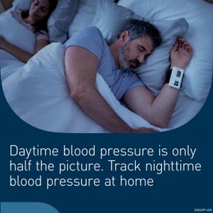 OMRON NightView Wrist Blood Pressure Monitor – Silent, Bluetooth, Day & Night