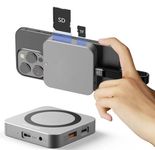 INICIO Magnetic M.2 2230 NVMe SSD Enclosure 8 in 1 Hub with Mag-Safe, USB C 3.2 Gen2 4K HDMI SD TF Card Reader PD100W 10Gbps Adapter For iPhone 16 15 Pro Max ProRes, MacBook Pro Air, iPad Pro, Android