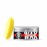 Foxcare Carnauba Hard Wax for Cars & Bikes | 180g Paste Wax | Brazilian Grade 1 Carnauba | UV Protection | Scratch & Swirl Remover | 6 Month High Gloss Paint Protection