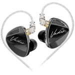 KZ Vader HiFi in-Ear Monitor Audiophiles Earphone,KZ IEM Tunable Musician Earbuds (Balanced Version, Without Mic)