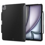 Spigen Enzo Aramid Designed for iPad Air 11 Inch Case M2 (2024), 10.9 Inch 5th/4th Generation Case (2022/2020) with Pencil Holder - Black